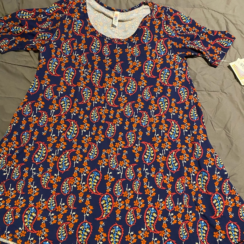 LuLaRoe flower print tunic NWT